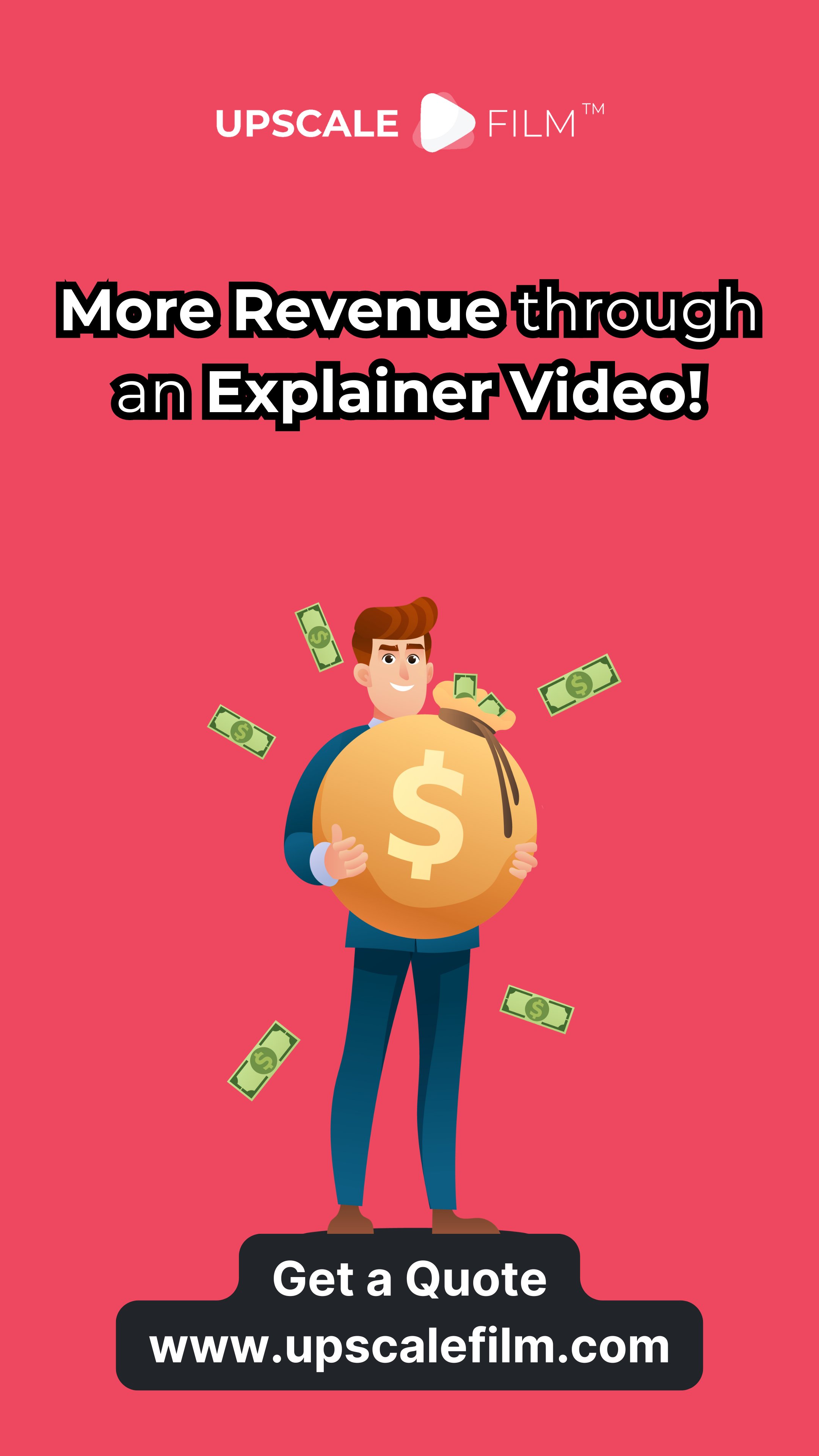 Upscale Film™ Explainer Video Marketing Material 01